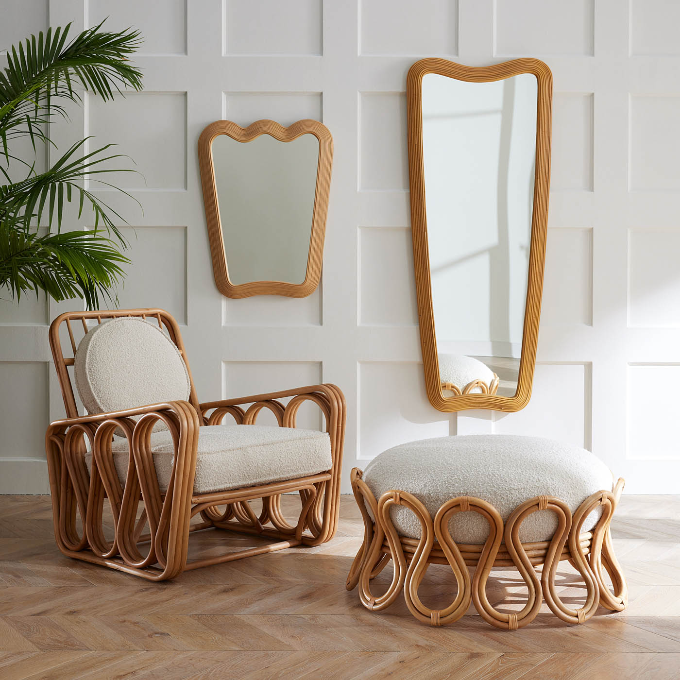 Riviera Ripple Full Length Mirror | Jonathan Adler