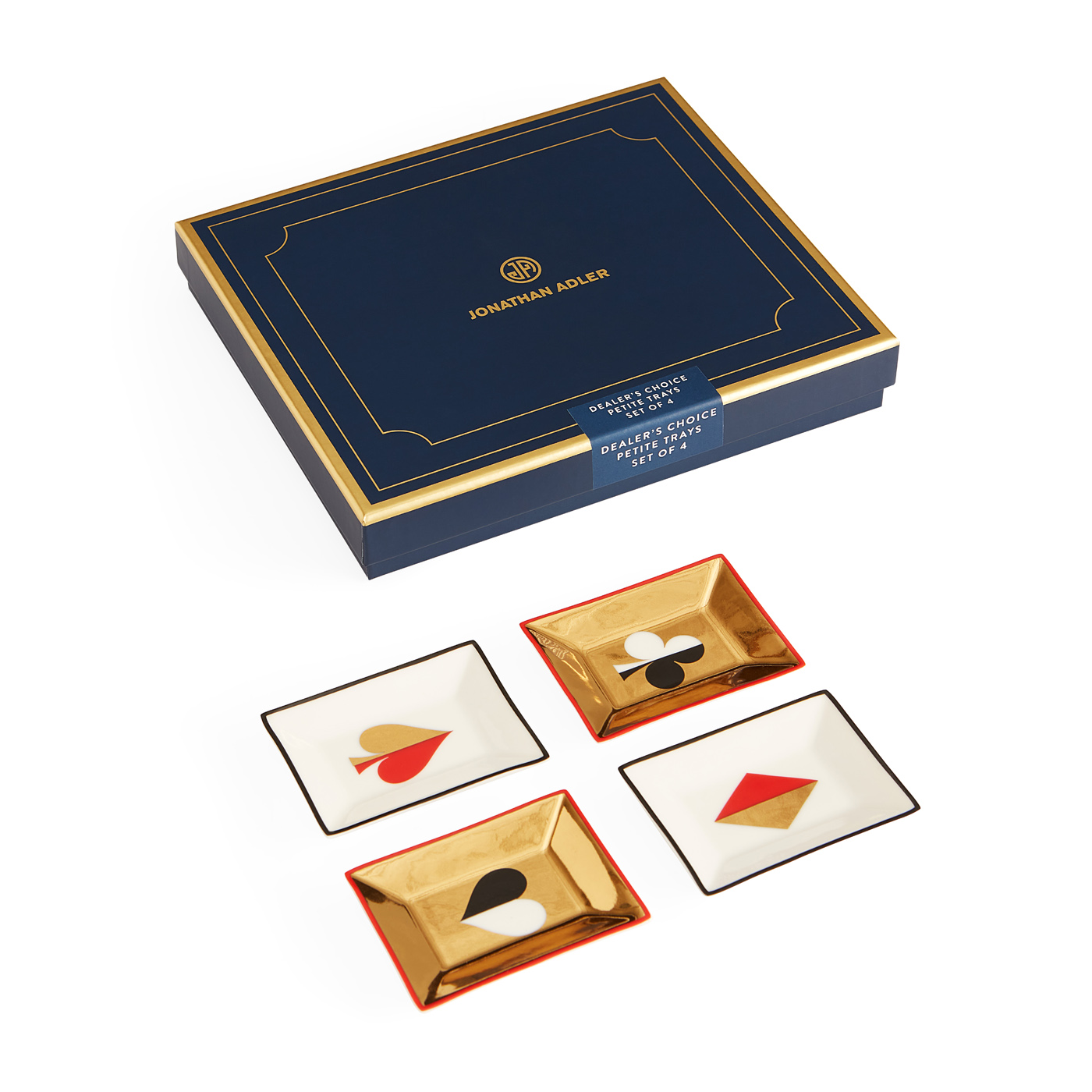 ジョナサンアドラー　4点セット Dealer's Choice Petite Trays | Jonathan Adler