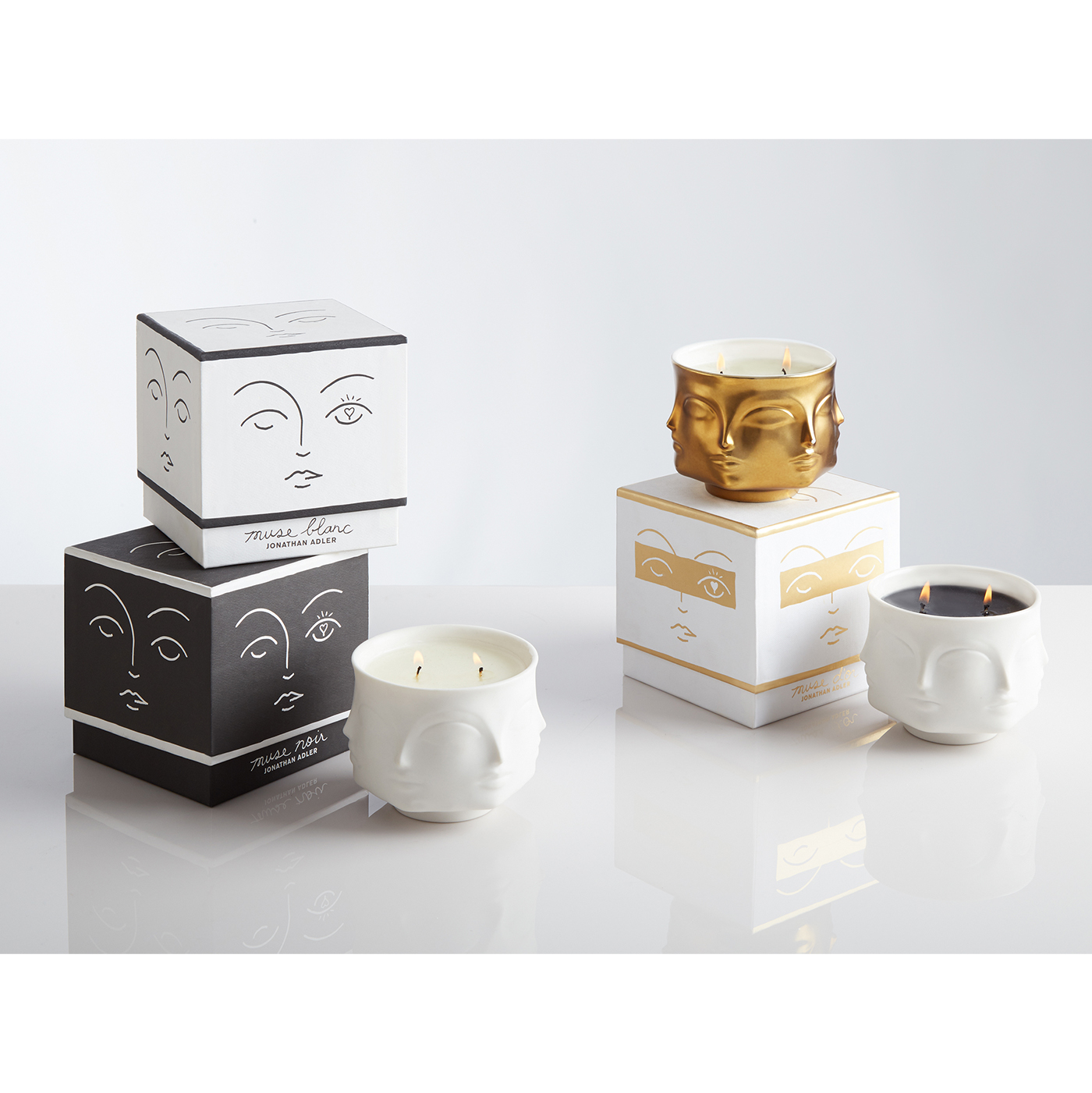 Muse D'Or Ceramic Candle | Jonathan Adler